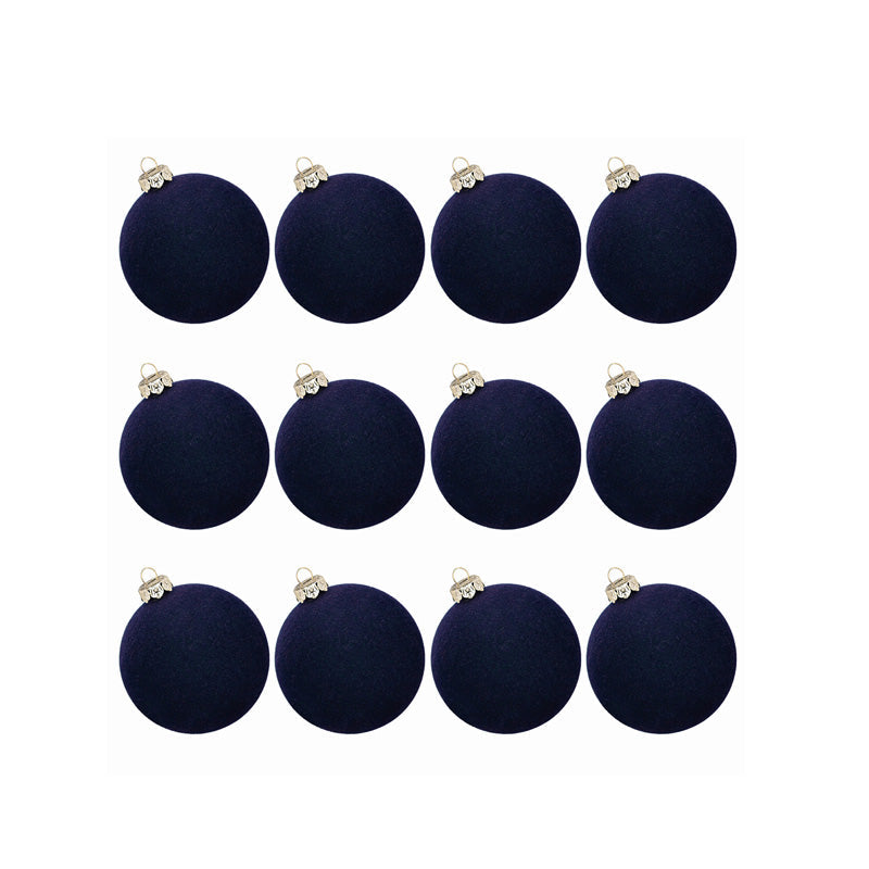 Brehn | Velvet Christmas ornaments. 12 pieces