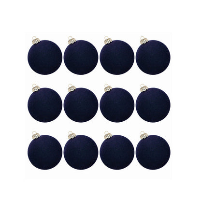 Brehn | Velvet Christmas ornaments. 12 pieces