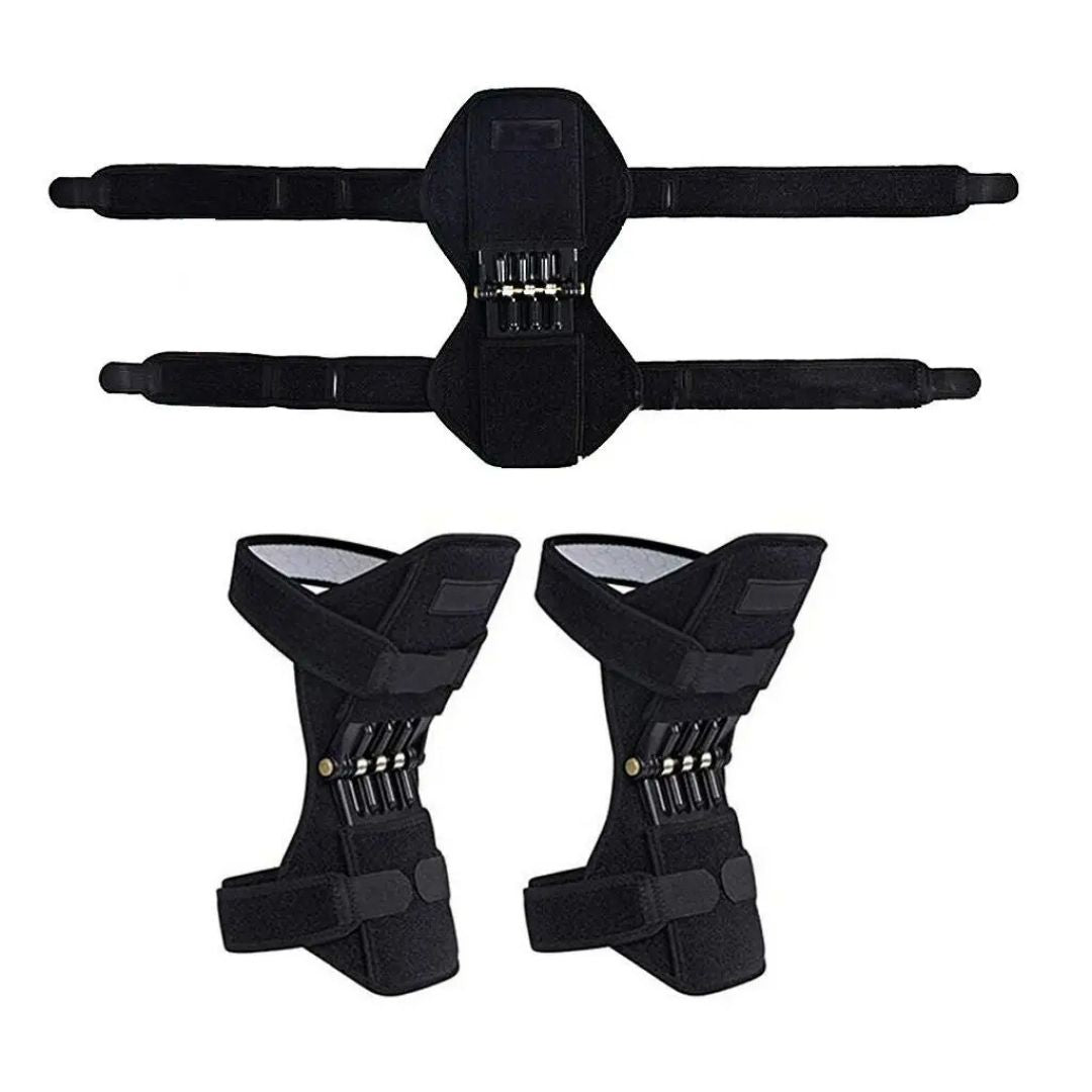KneeGuard Pro | Set of 2 Hinged Knee Brace Stabilizers for Pain Relief | Adjustable Support for Knee Injuries - Arthritis - Post-Surgery Rehabilitation Brehn