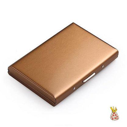 Ultra-thin card case with anti-theft and anti-demagnetization protection
