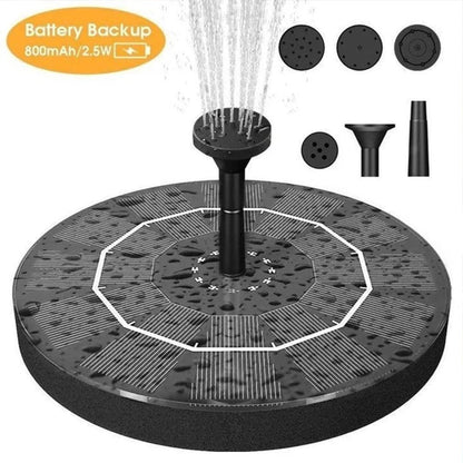 Skanto | Solar-Powered Bird Fountain with Light