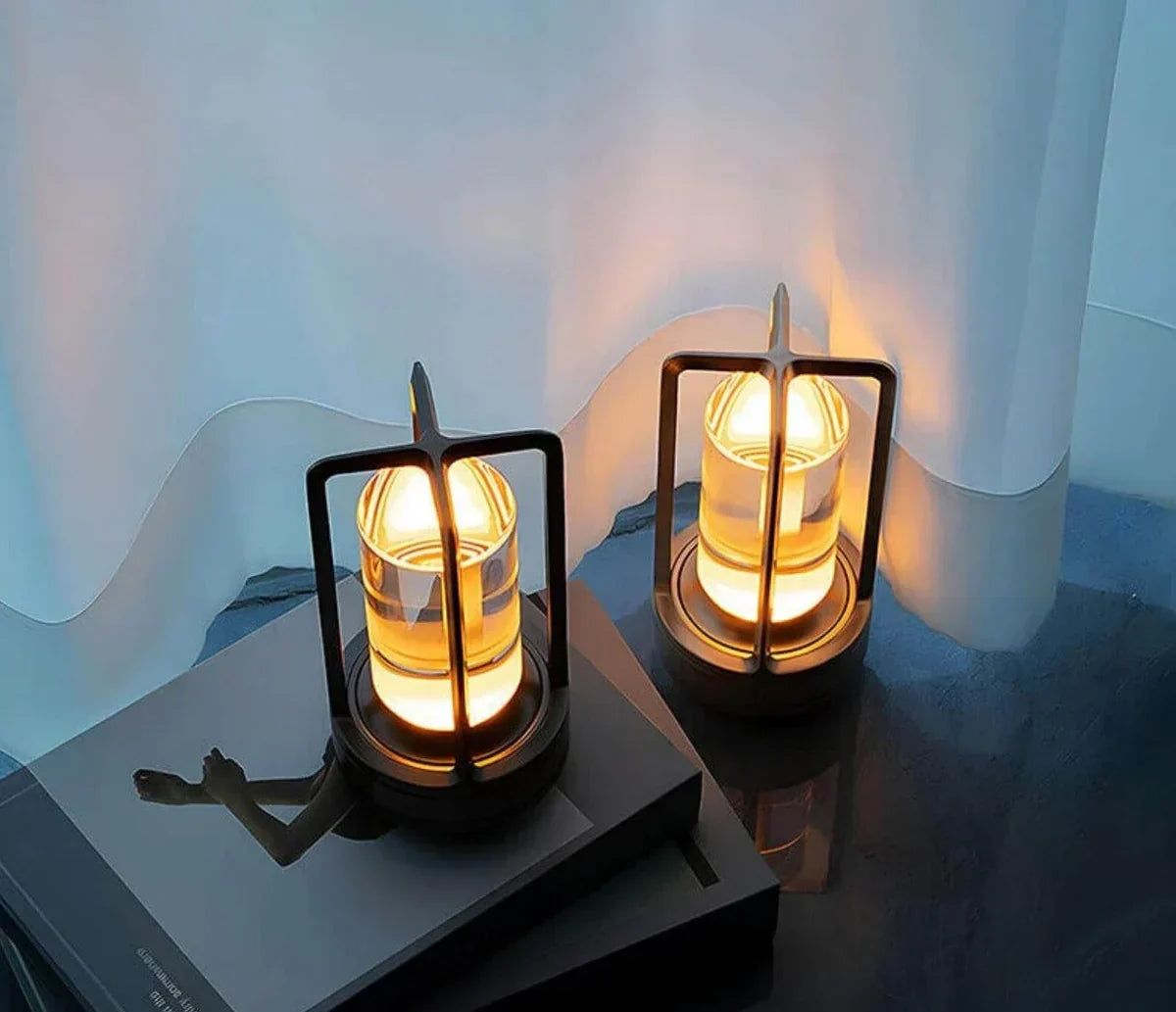 Skanto | Waterproof and Portable Crystal Table Lamp - AuroraGlow