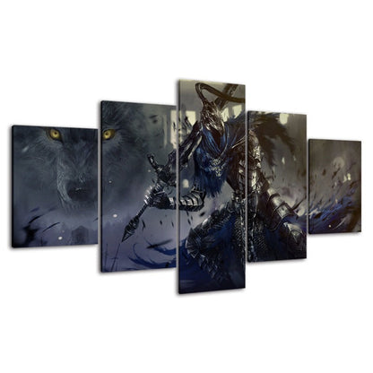 Dark Souls - 5 Piece Canvas Wall Art Painting | Bowlift