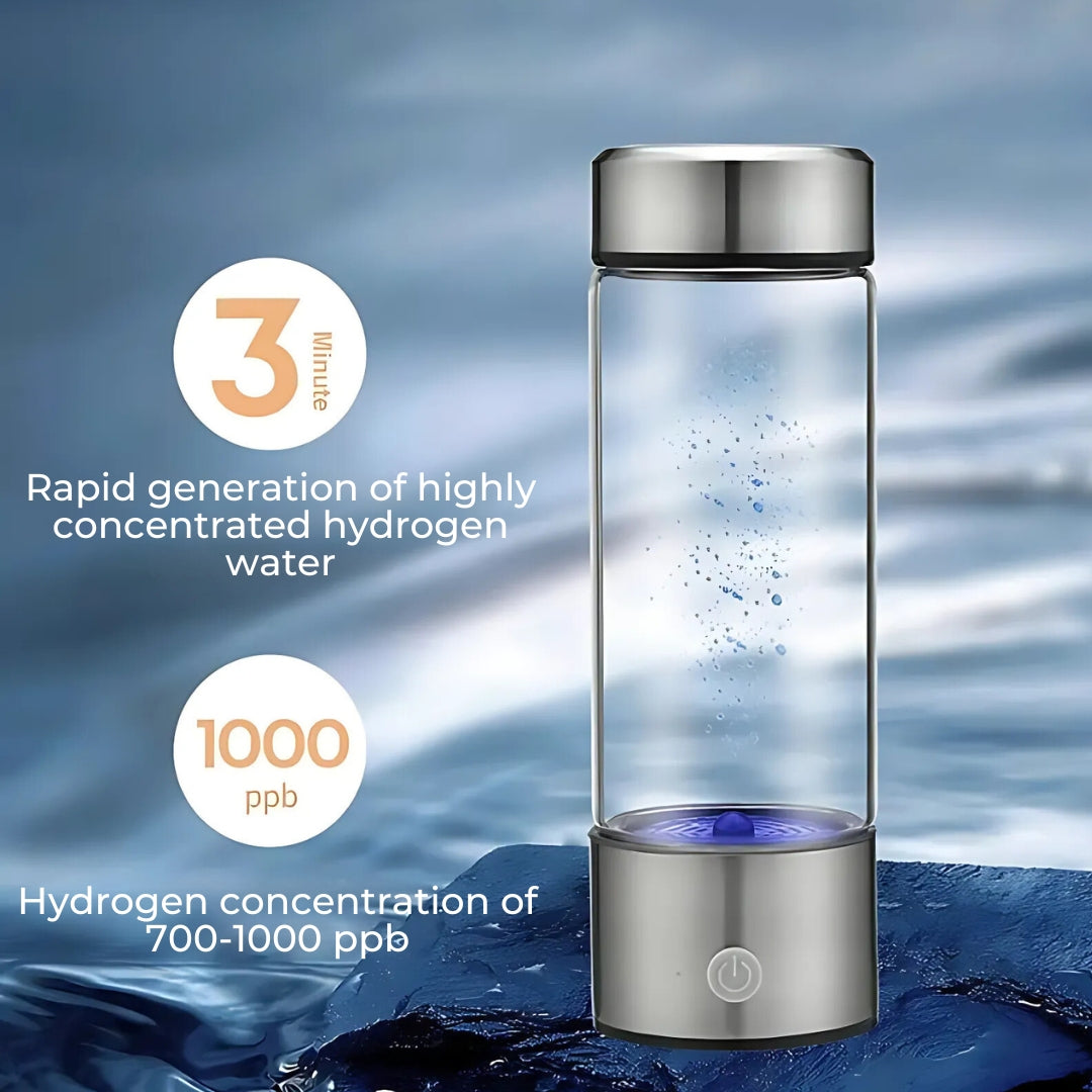 HydroPure | Portable Hydrogen Water Bottle - for Antioxidant Water - Supports Health and Performance Karnz