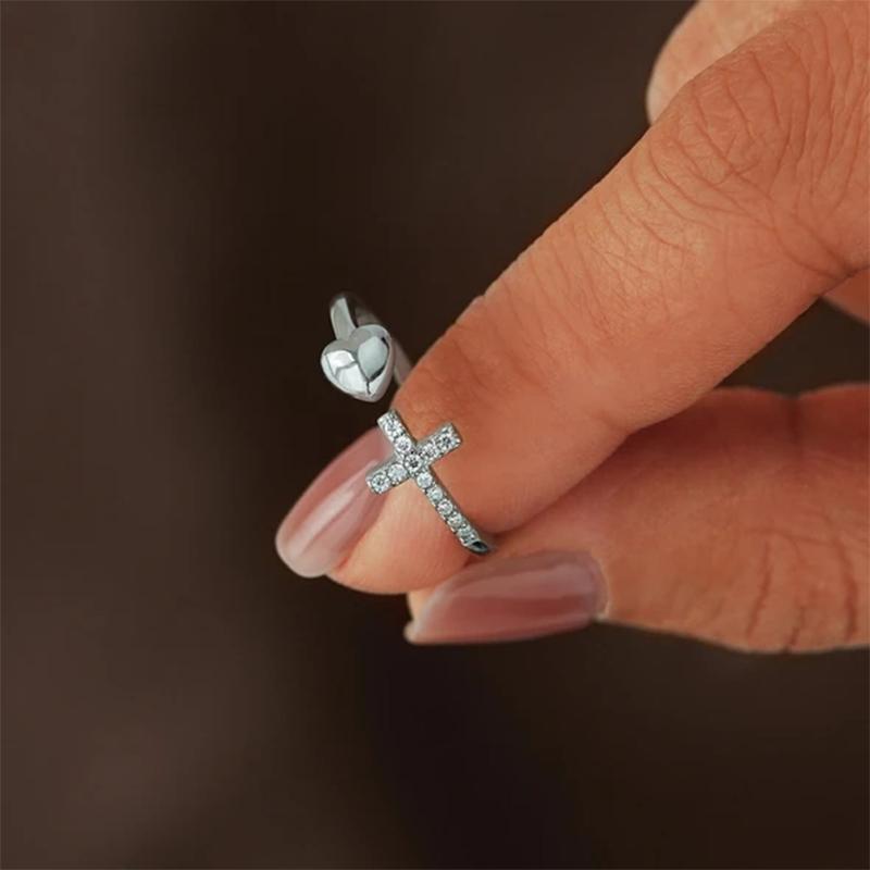 Skanto | Love S925 Sterling Silver Cross Ring