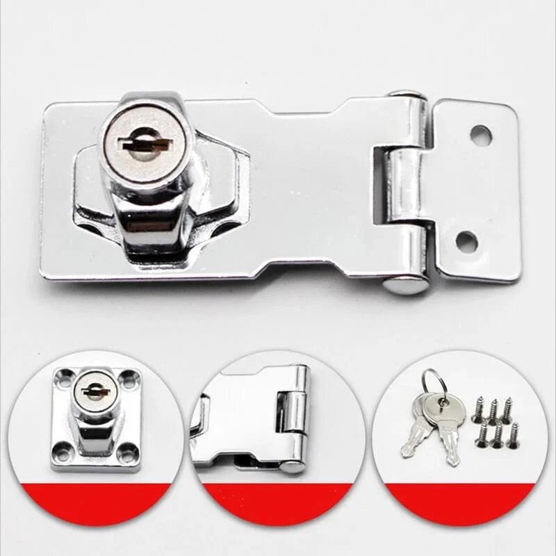 Sandsberg | Door Lock Bolt | Installation without Drilling with Key