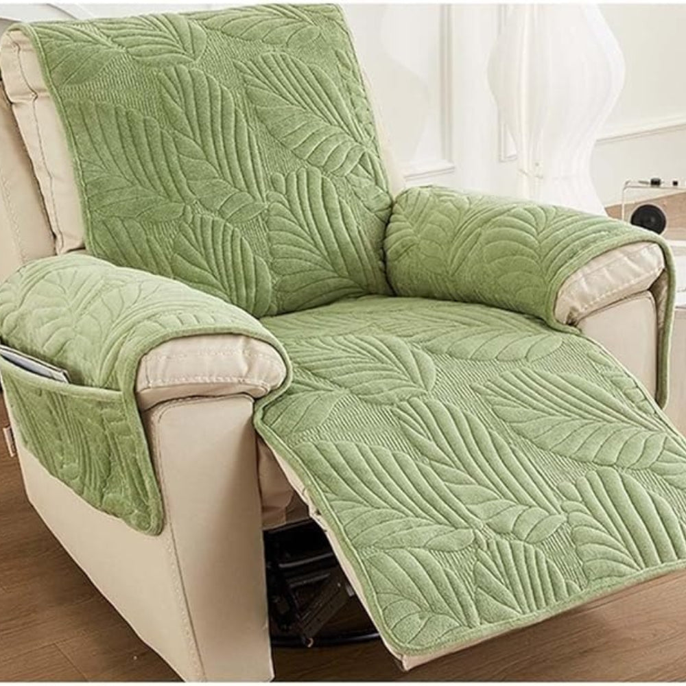 BowLift | Verdant Leaf Pattern Recliner Cover