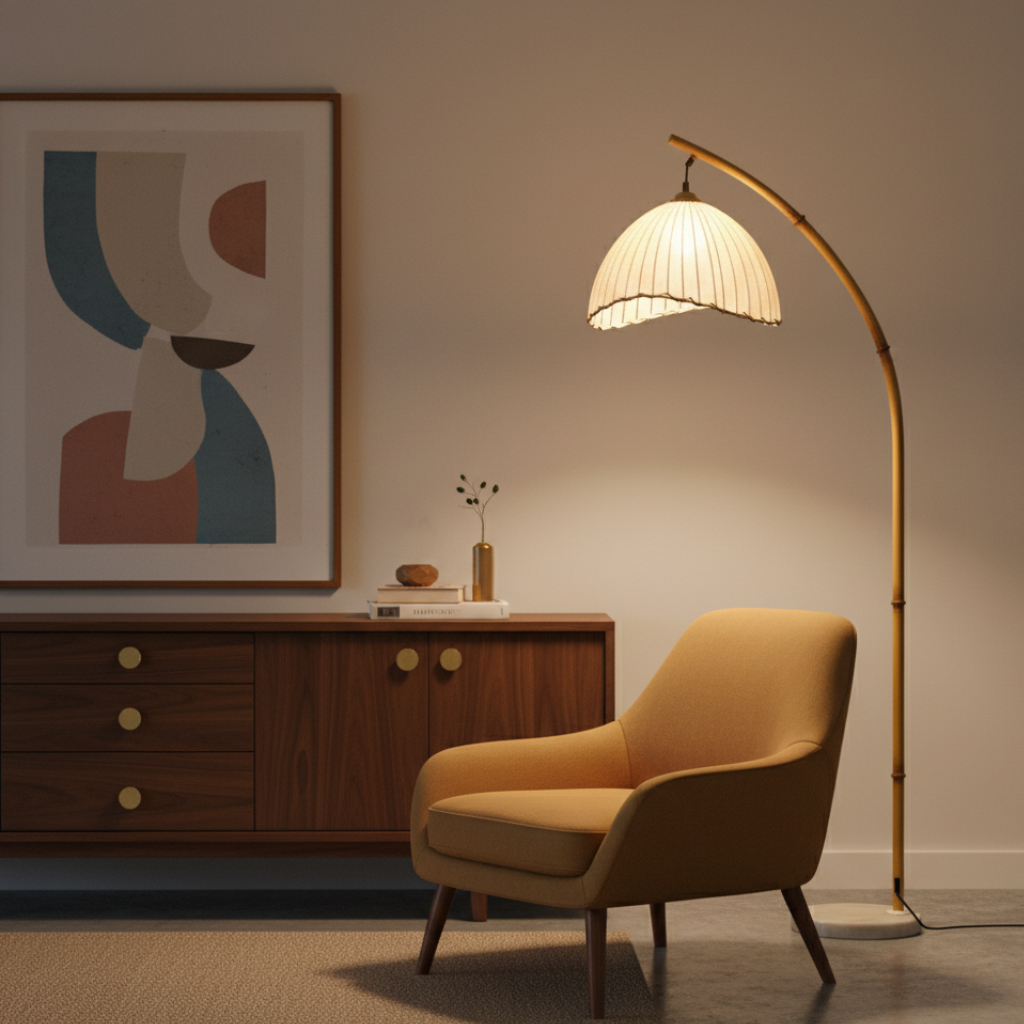 Takumi Natural Bamboo Floor Lamp