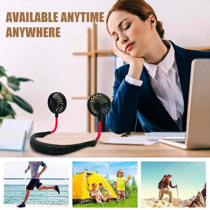 Rechargeable Mini Neck Fans | Bowlift