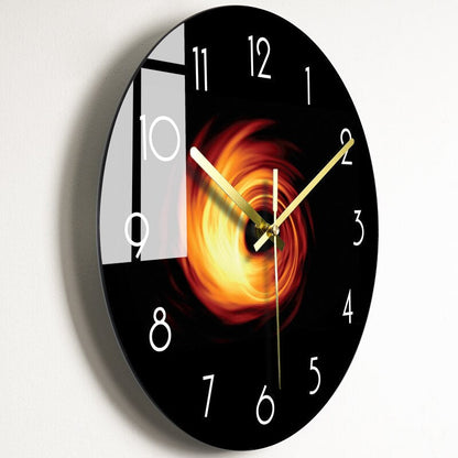 Elegant Wall Clock made of Glass Bowlift
