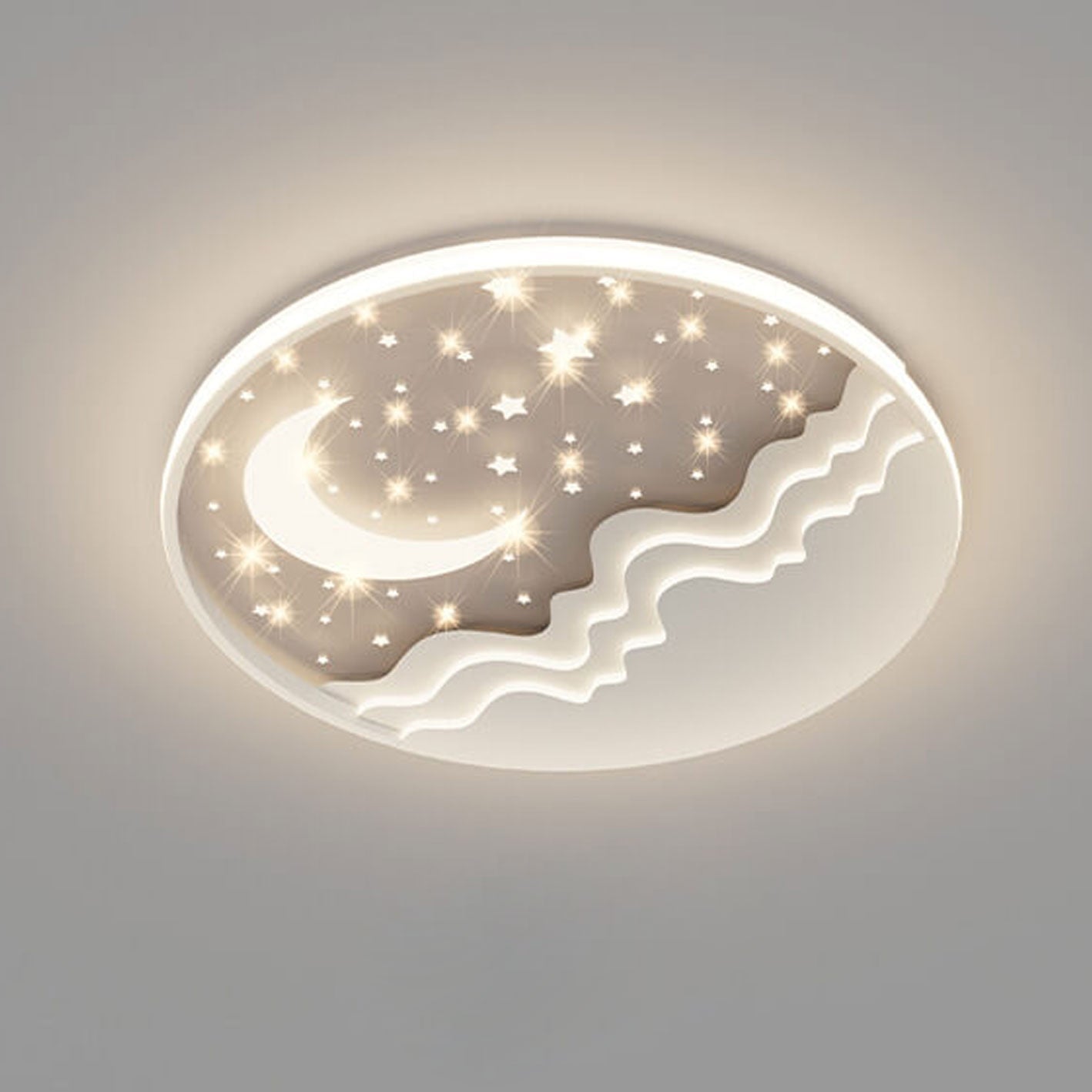 Frendorf | LunaAura LED ceiling light | Heavenly moon-star design