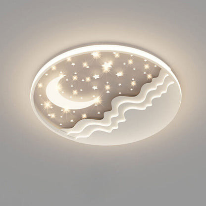 Frendorf | LunaAura LED ceiling light | Heavenly moon-star design
