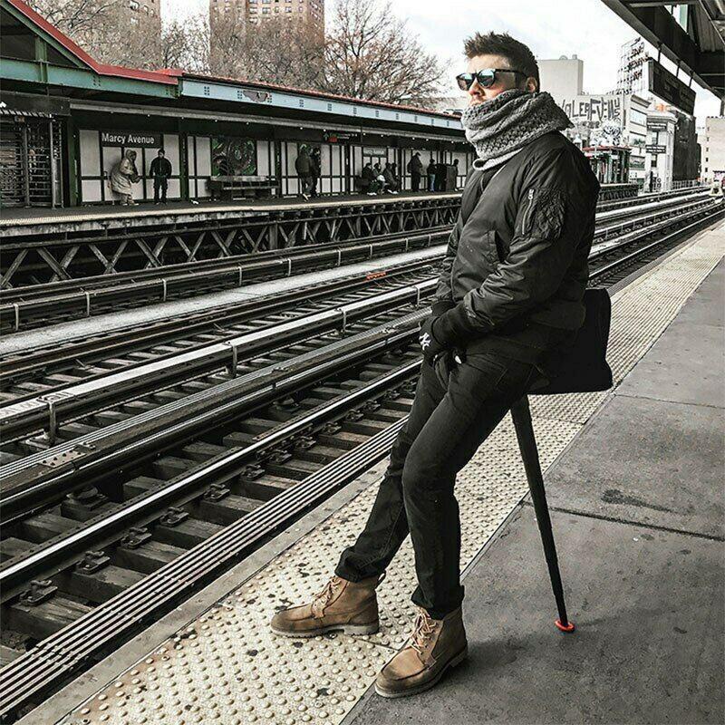 BowLift | Portable Mini Folding Chair for Queueing Outdoors etc.