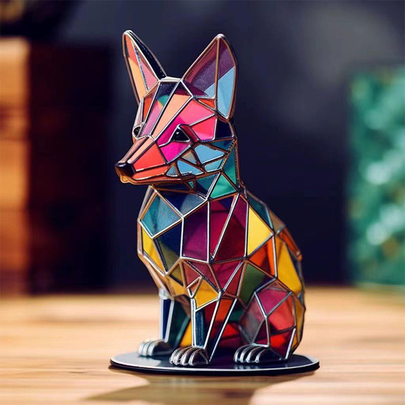 Wildlife Art with Base Wild Animal Desktop Decorations | Bowlift