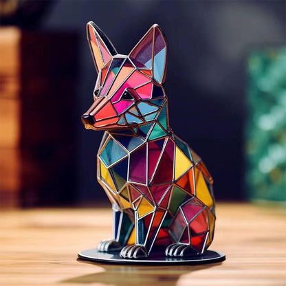 Wildlife Art with Base Wild Animal Desktop Decorations | Bowlift