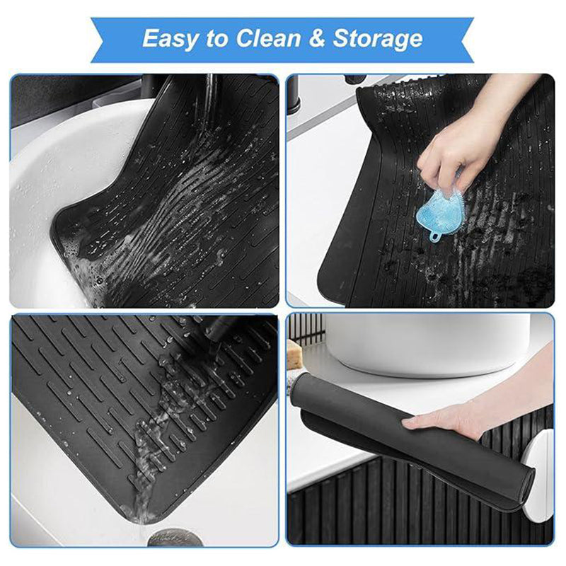 Skanto | Heat-Resistant Silicone Stove Cover Mat & Utensils