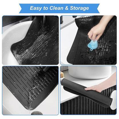 Skanto | Heat-Resistant Silicone Stove Cover Mat & Utensils