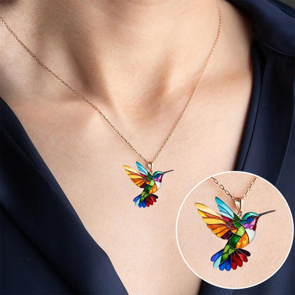 Skanto | Colibri Charm – Colorful Necklace with Symbolic Meaning