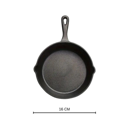 Skanto | Black Cast Iron Frying Pan