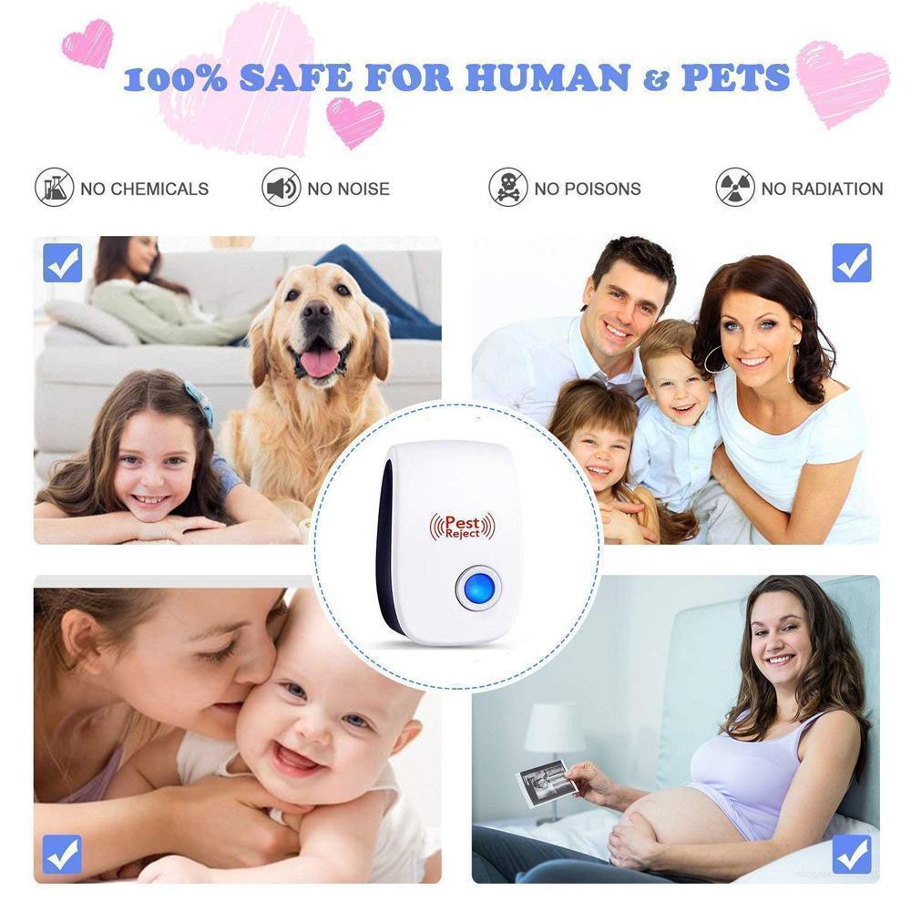 Ultrasonic insect/rodent pest repellent