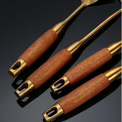 Kalsten | Chef’s Choice Golden Kitchen Utensils | 6pcs Set