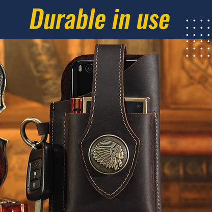 BowLift | Multifunctional Leather Mobile Phone Bag