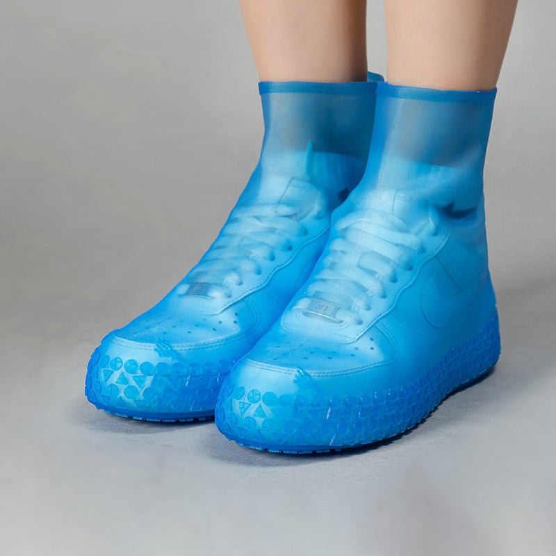 Waterproof silicone overshoes for outdoor use, 1 pair