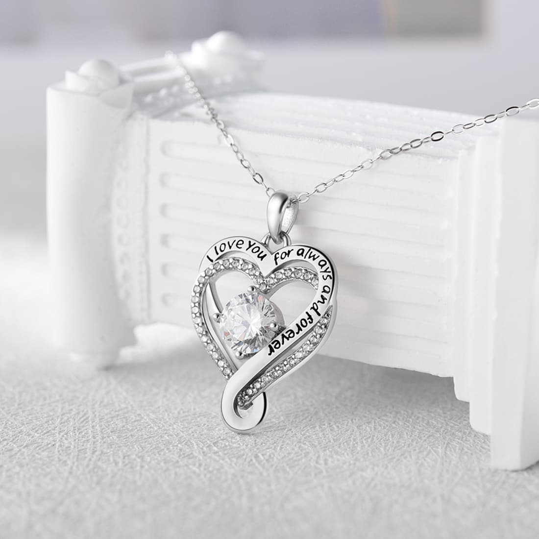 BowLift | ForeverLove | For My Wife I Will Always Love You Necklace Gift