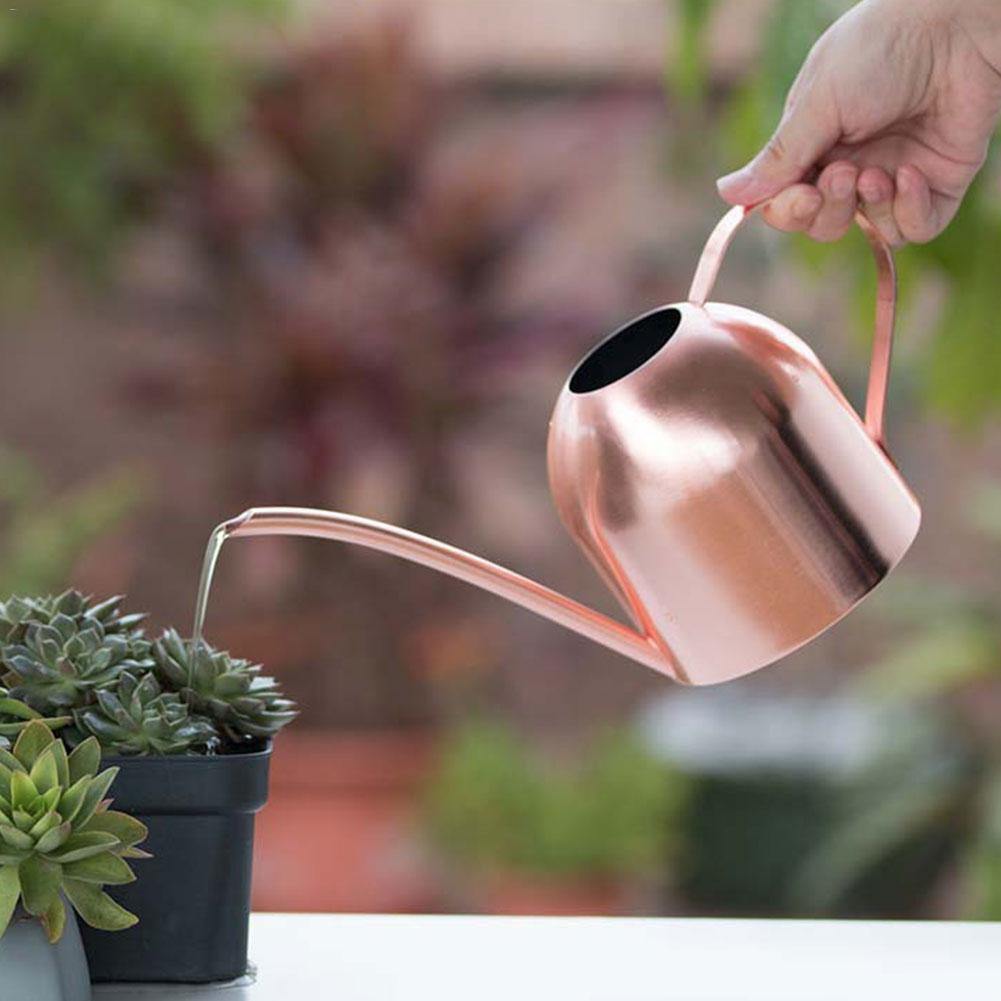 Kalsten | Stainless Steel Watering Can with Flexible Neck | Modern Design | Perfect Watering | Rustproof