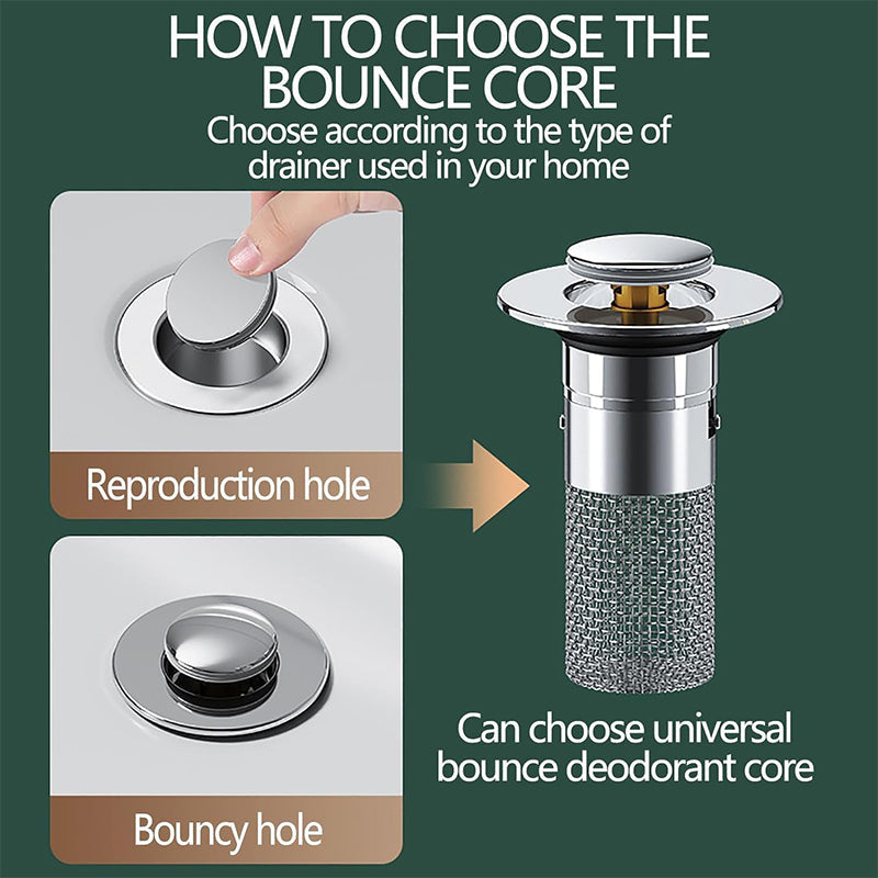 BowLift | Sink drain strainer hair catcher