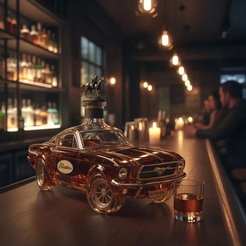 Skanto | OutlawFlask | Limited Edition Bronco Whiskey Bottle