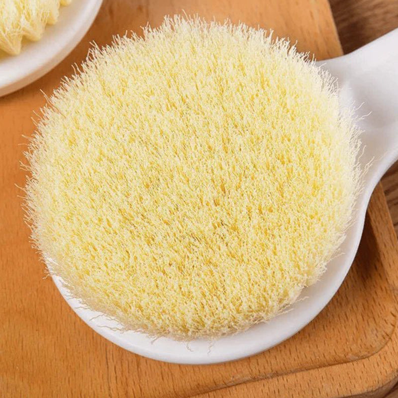 Bath brush with soft bristles