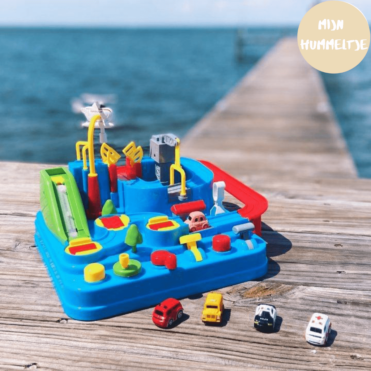 Skanto | Interactive City Toy with Cars & Helicopter for Children 3+
