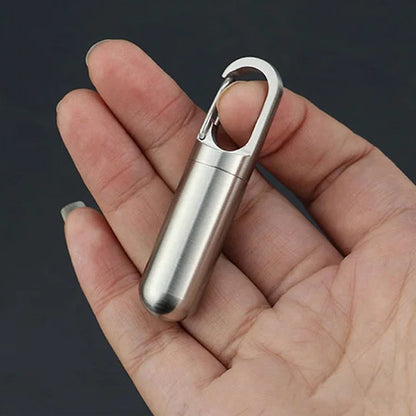Portable stainless steel medicine box