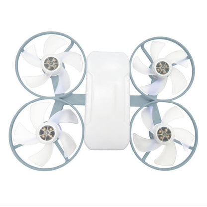 Modern ceiling fan with four blades and light | Karnz