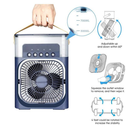 Spray Cooling Fan with Water Can | Bowlift