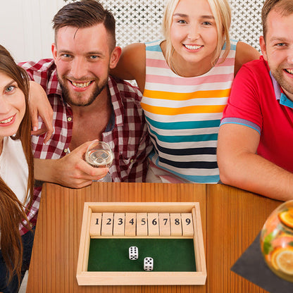 Shut The Box Game - Fun Table Math Game for Adults and Kids | Kalsten