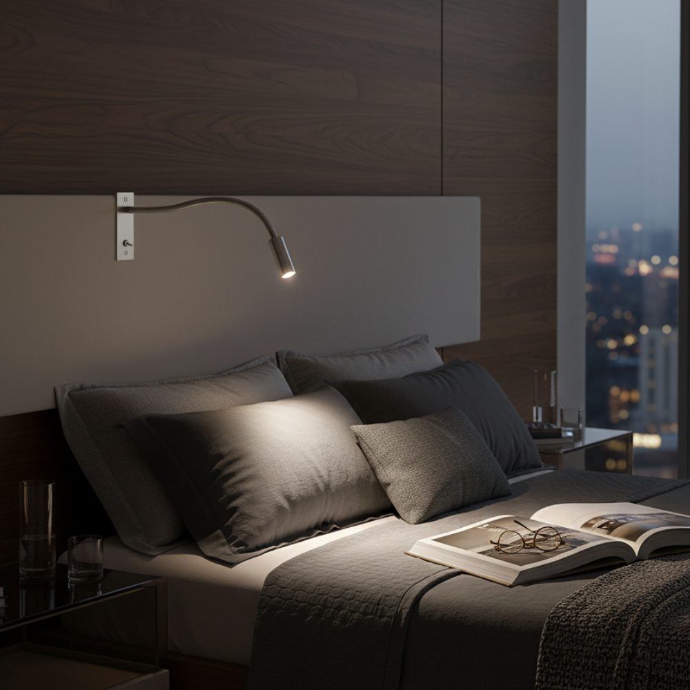 Adjustable Metal Reading Wall Sconce
