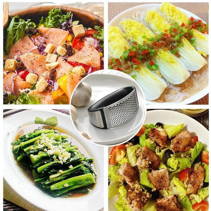 High-Quality Stainless Steel Garlic Press, Cooking Tool for Garlic Press | Kalsten