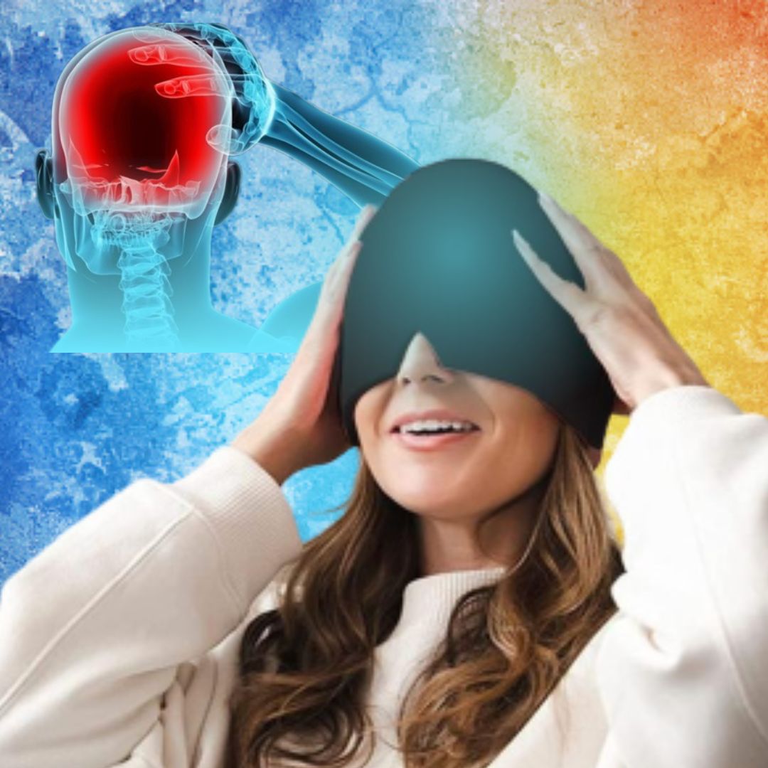 Skanto | MysticEase™ | Migraine Relief Hat for Headaches | Adjustable Comfort & Cooling Therapy for Instant Pain Relief