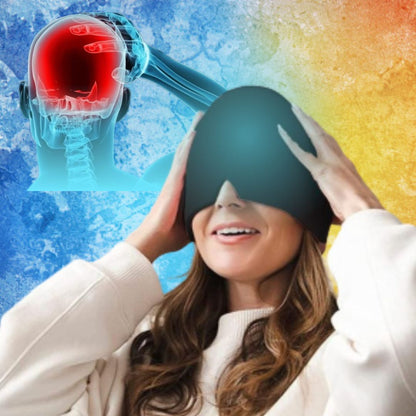 Skanto | MysticEase™ | Migraine Relief Hat for Headaches | Adjustable Comfort & Cooling Therapy for Instant Pain Relief