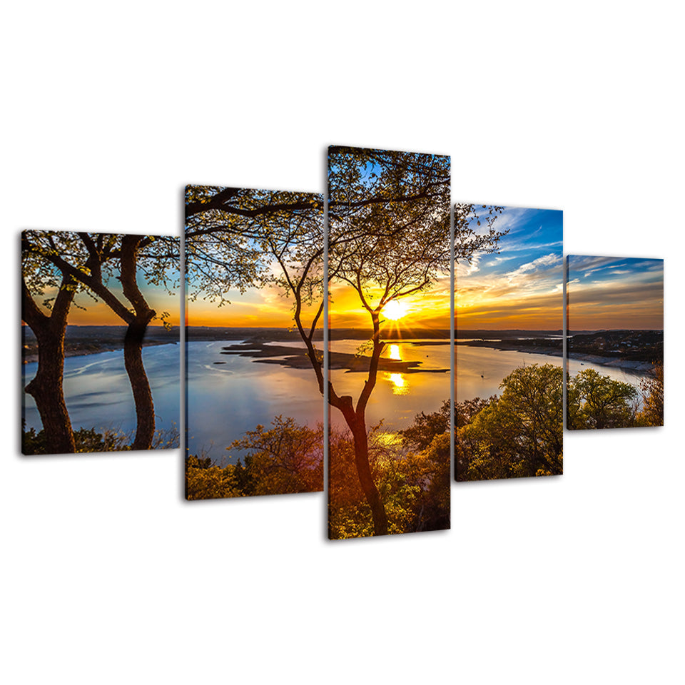 Warm Landscape - Canvas Wall Art Painting | Bowlift