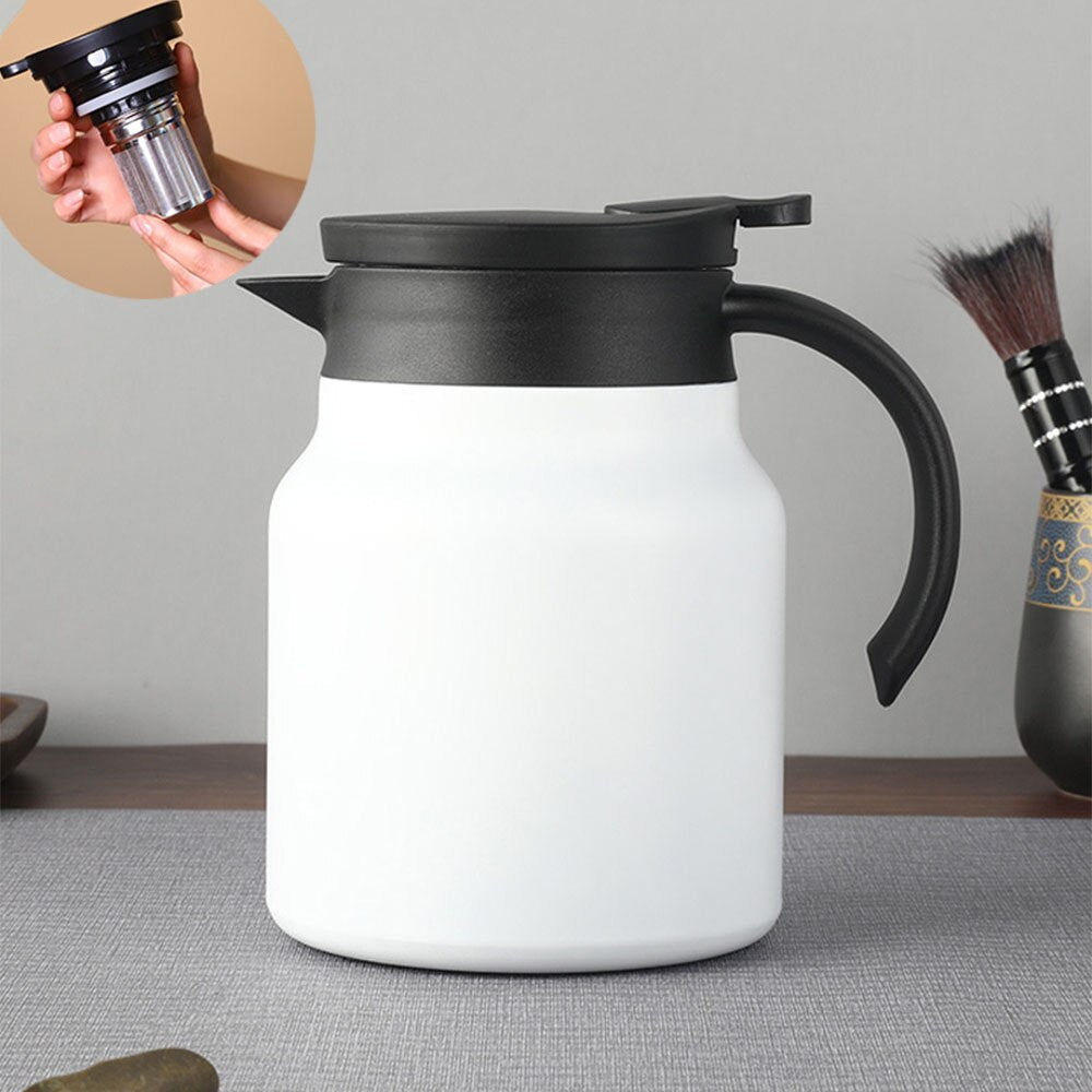 Skanto | Thermal Wave Elegant Stainless Steel Teapot