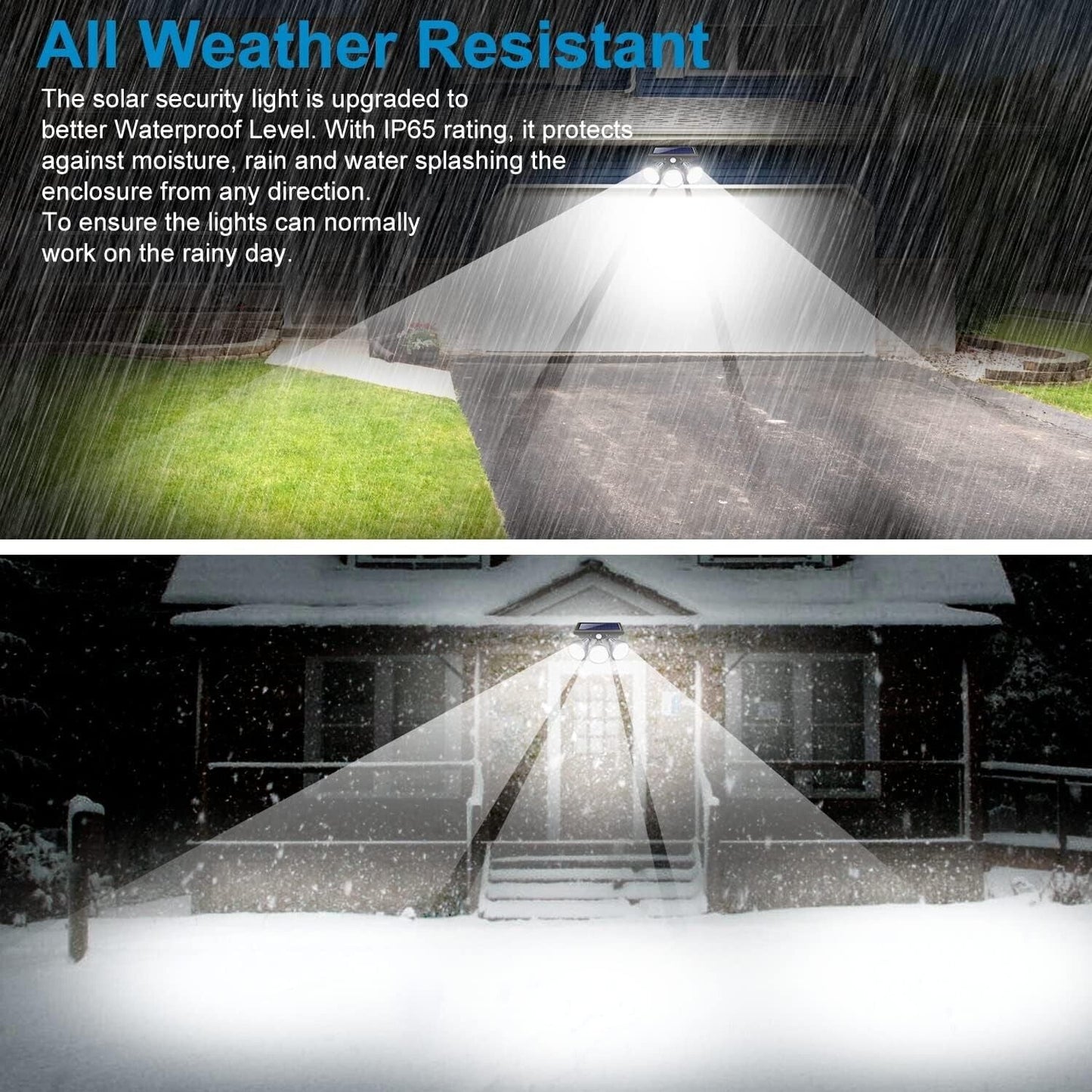 Skanto | Solar Outdoor Security Floodlight with Motion Sensor