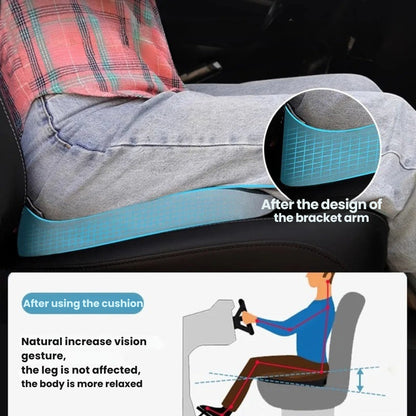 Skanto | Orthopedic Car Seat Cushion – Comfortable Seat Pad with Anti-Slip Bottom for Better Support