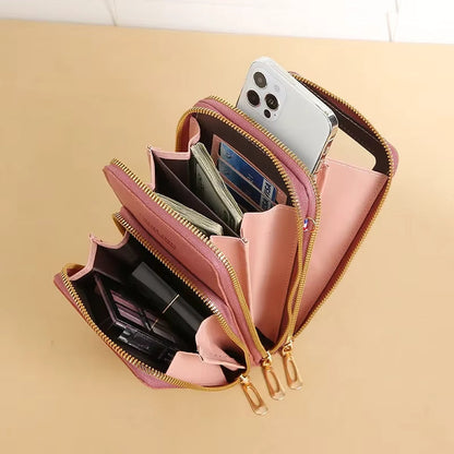 BowLift | Leather Crossbody Phone Bag | Over-the-Shoulder Phone Bag