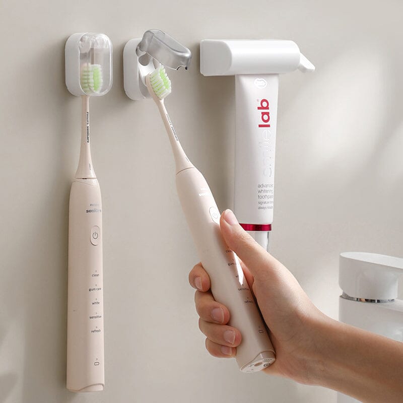 BowLift | Wall-mounted toothbrush holder with cover