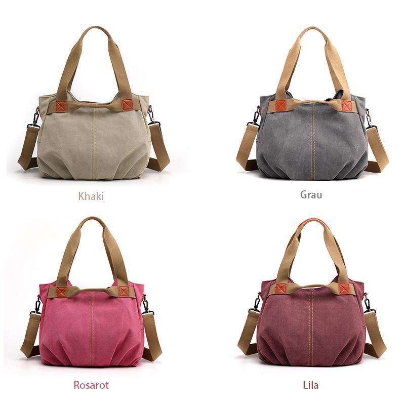 Canvas Shoulder Bag with Large Capacity | Karnz
