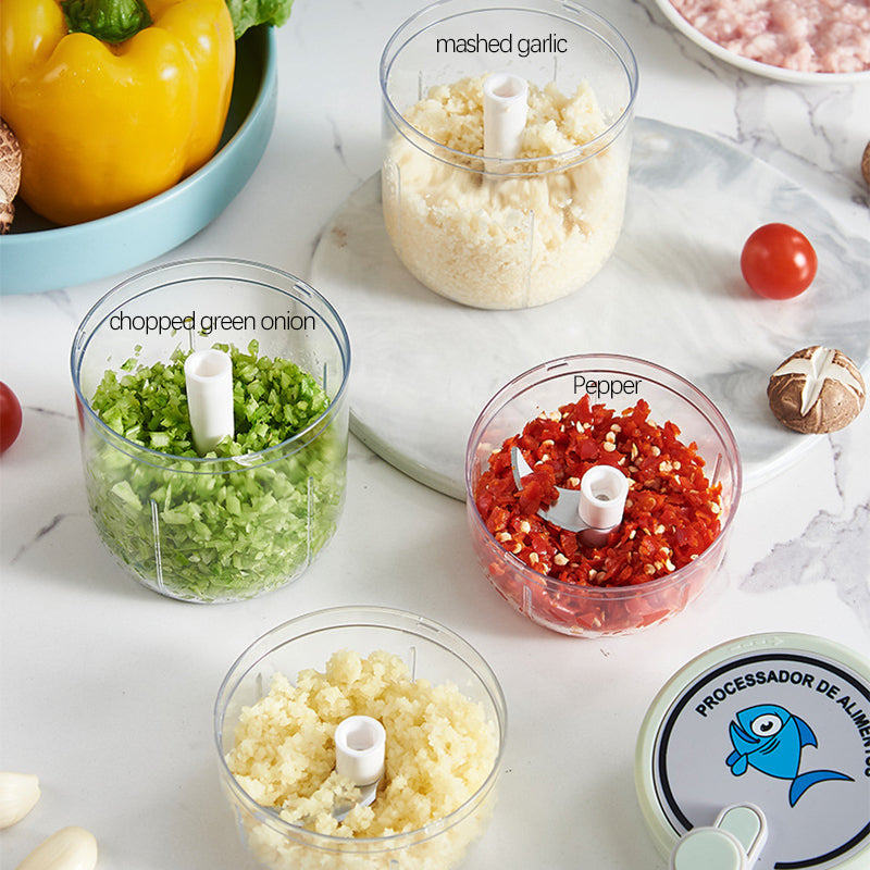Skanto | Portable Manual Fast Garlic Vegetable Chopper