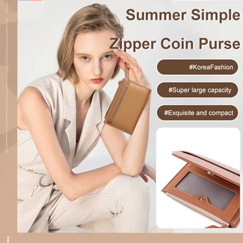 BowLift | Multi-Functional Zipper Wallet with Card Slots